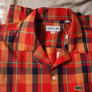 A bundle of 3 vacation camp style shirts La Coste and Onia